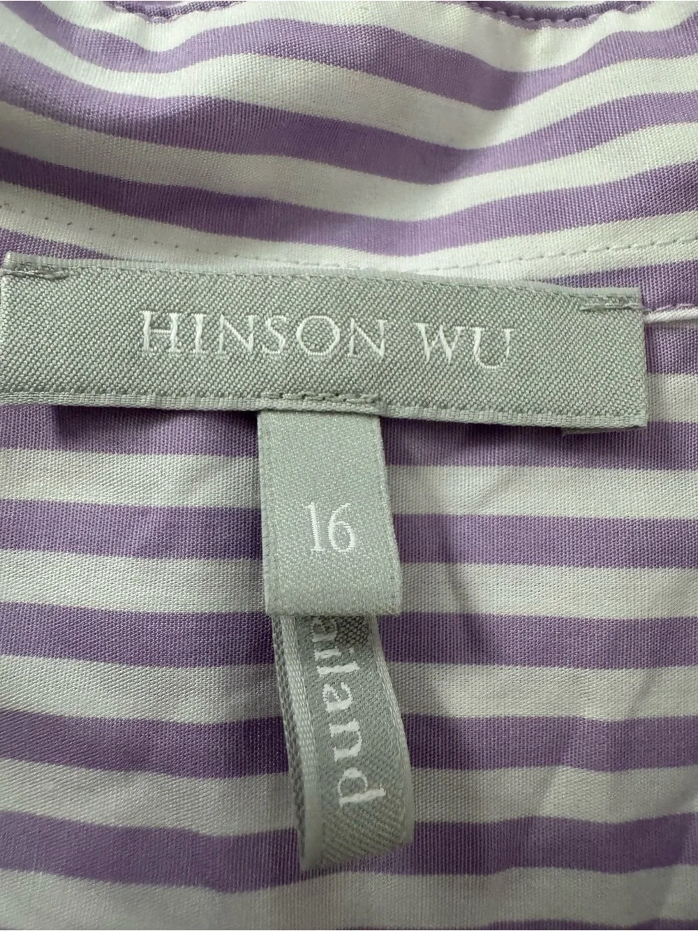 Hinson Wu lightweight striped